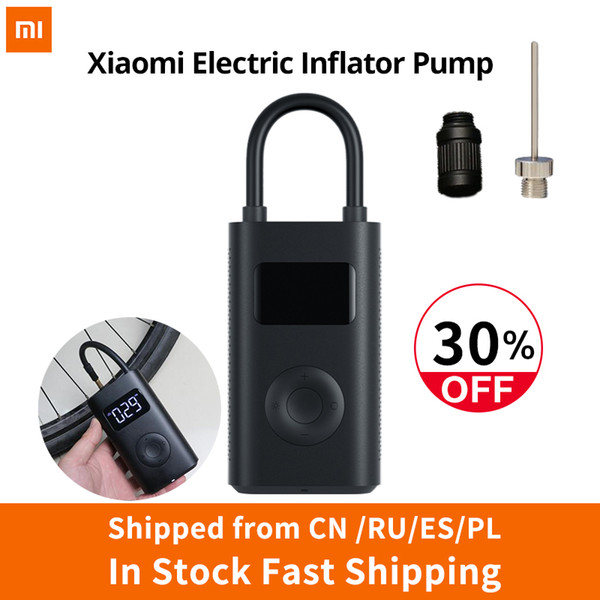 Xiaomi Electric Inflator Pump Portable Smart Digital Tire Pressure Detection For Bike Motorcycle Car Football