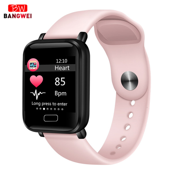 2019 New Women Smart watches Waterproof Sports For Iphone phone Smartwatch Heart Rate Monitor Blood Pressure Functions For kid T191015