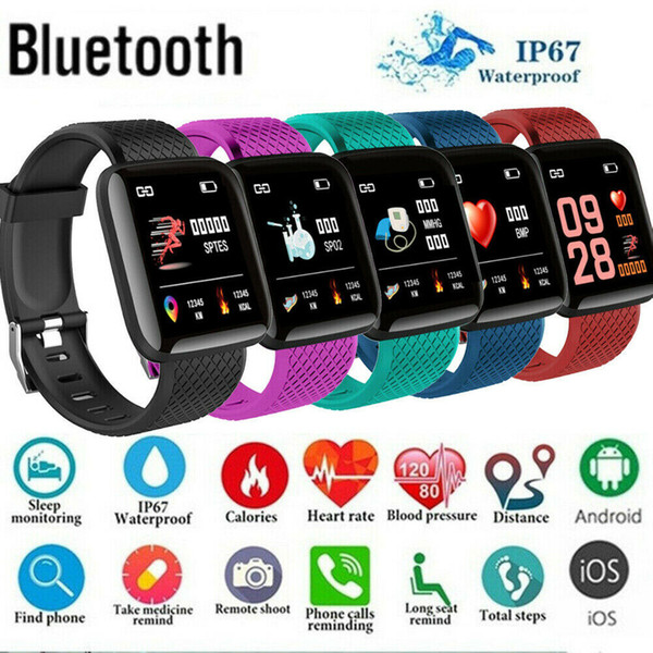 Newest Fashion Bluetooth Smart Watch Heart Rate Oxygen Blood Pressure Sport Fitness Tracker Hot Sale Wristbands