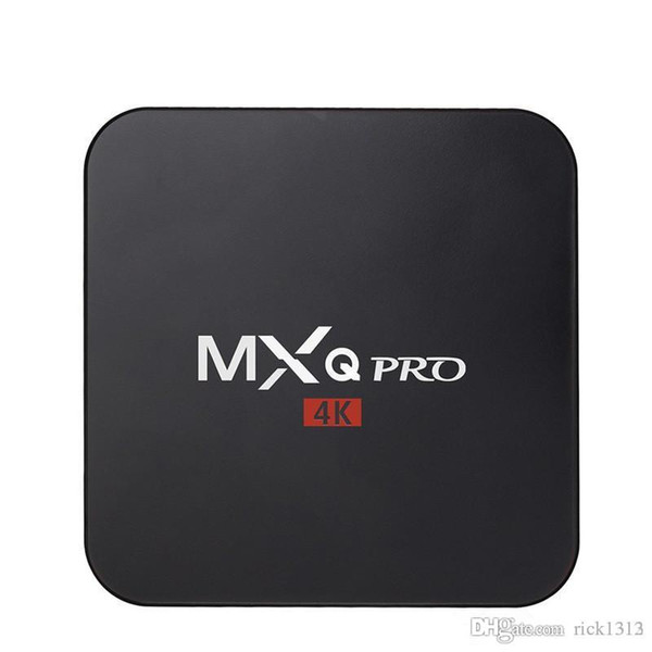 Android 7.1 TV Box MXQ pro 4K Quad Core KD17.3 8G/1G Amlogic S905X/S905W Smart TV Box suport WIFI 3D