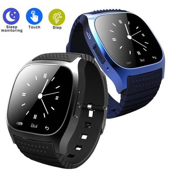 Sport Bluetooth Smart Watch Luxury Wristwatch M26 with Dial SMS Remind Pedometer for Samsung LG HTC IOS Android Phone