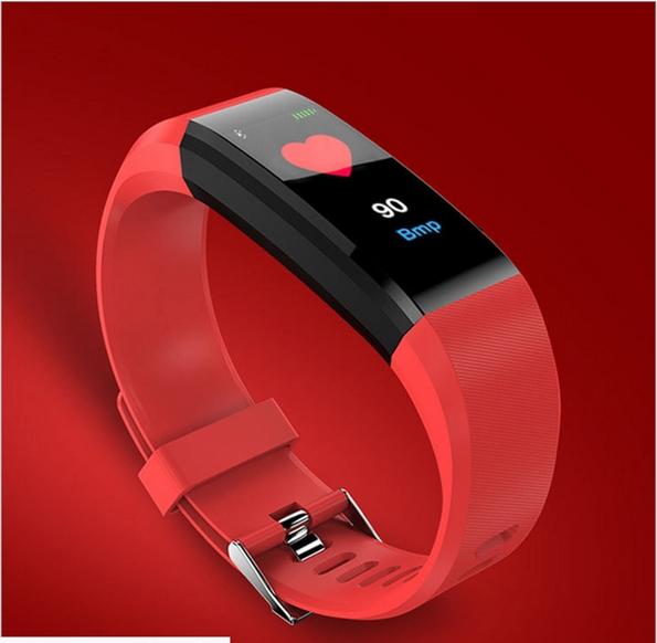 Heart Rate, Blood Pressure, Sleep Health and Waterproofing of Color Screen Intelligent Hand Ring Motometer,Smart bracelet,Step Counter