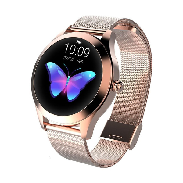 696 KW10 Fashion Smart Watch Women Lovely Bracelet Heart Rate Monitor Sleep Monitoring Smartwatch connect IOS Android PK S3 band T191015