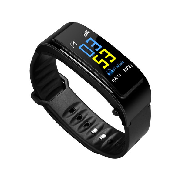 Separate Bluetooth Headset Smart Bracelet Noise Reduction Stereo Call Color Screen Watch Heart Rate Monitor Sleep Answer Phone Listen Music