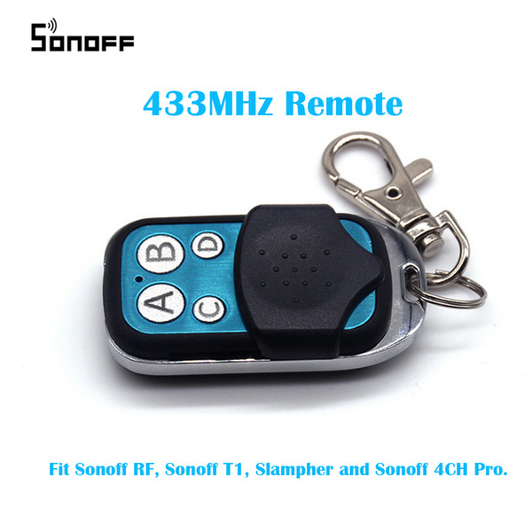 Original Sonoff RF Controller ABCD 4 Buttons 433MHz 4 Channel Sonoff RF Slampher 4CH Pro Electric Remote Key Fob Control 2608015