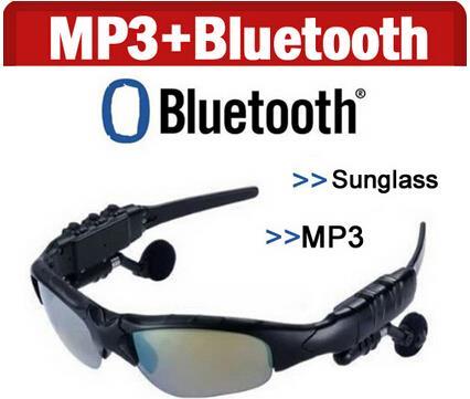 Smart Glasses Bluetooth V4.1 Sunglass 4 colors Sun Glass Sports Headset MP3 Player Bluetooth Phone Wireless Earphones Bluetooth Eyeglasses