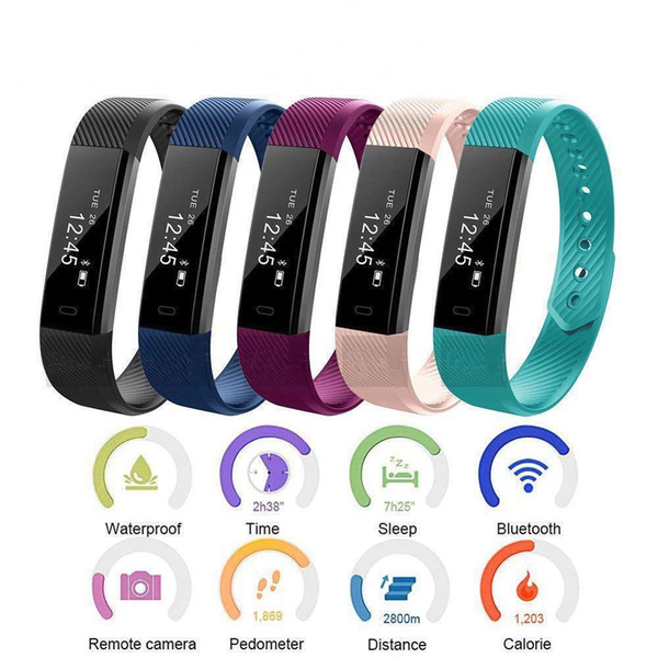 ID 115 Smart bracelet The Latest Children Smart Activity Tracker Kids Pedometer Step Counter Fitbit Style