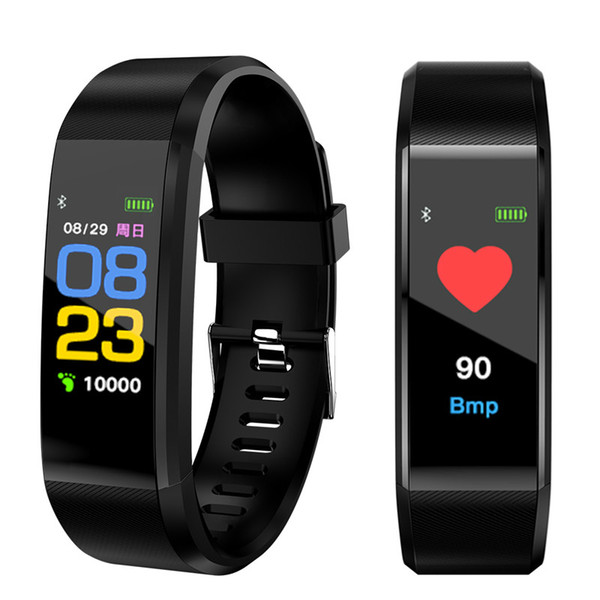 Wholesale New Smart Watch Men Women Heart Rate Monitor Blood Pressure Fitness Tracker Smartwatch Sport Watch for ios android +BOX