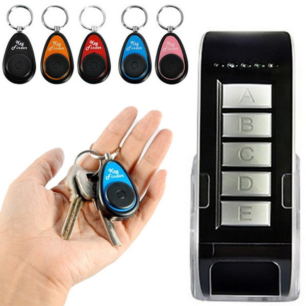 Wireless Remote Control Smart Key Finders With 5 Receivers Electronic Locator Keychains Easily Find Lost Keys Wallet TV Remote No.1 gift