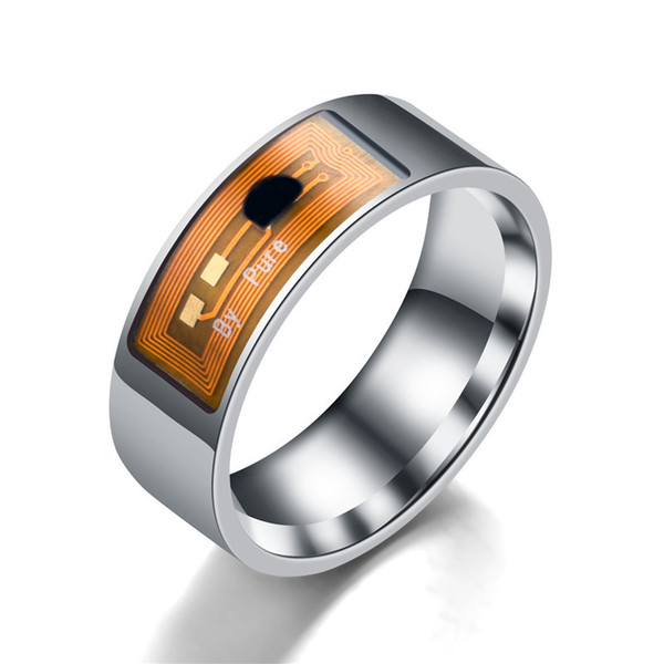 NFC mobile phone label smart ring new technology smart wear ring nfc stainless steel ring