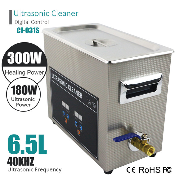 Smart Digital Ultrasonic Cleaner Wash Bath Stainless Tank Baskets 3L 120W 6L 180W 40KHz Ultrasound For Jewelry Glasses Watches Dental