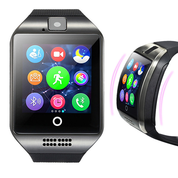 For Iphone 6 7 8 X Bluetooth Smart Watch Q18 Mini Camera For Android iPhone Samsung Smart Phones GSM SIM Card Touch Screen