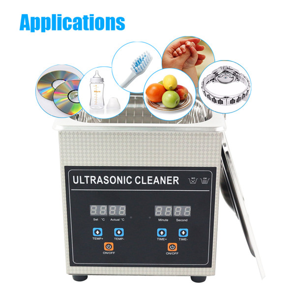 Digital Stainless Steel Ultrasonic Cleaner Bath 800ml 2.0L 3.2L 4.5L 6.5L Cleaning Jewelry Watch Glasses Home Ultrasonic Washing Machine