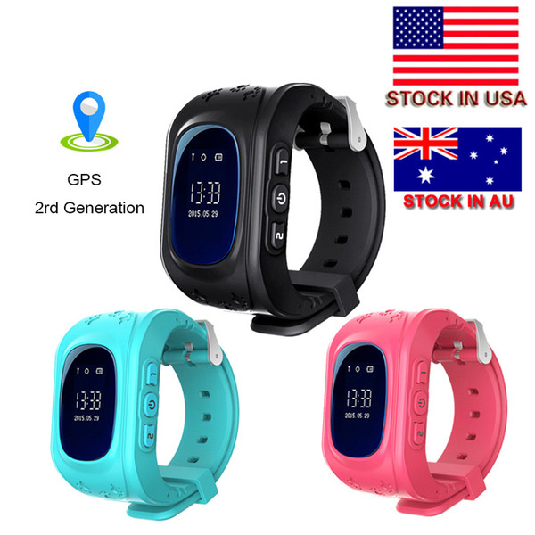 Q50 Smart Watch Anti lost SOS Safe Kids Watches With GPS And With A Sim Card In Russian Q50 GPS Smart Kid Stock in US