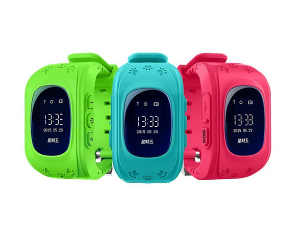 Excelvan Q50 Smart Phone Watch Kids Wristwatch GSM GPRS GPS LBS Location Tracker Anti-Lost Children Smartwatch for Android Ios