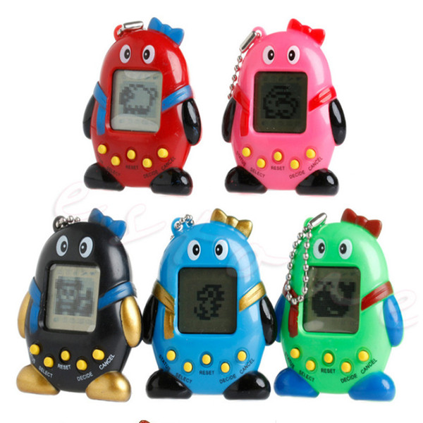 2017 Tamagotchi Electronic Pets Toys 90S Nostalgic 168 Pets in One Virtual Cyber Pet Toy 6 Style Tamagochi Penguins toy