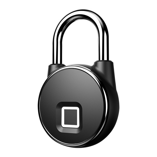 New Smart Fingerprint Lock Portable Security Padlock IP66 Waterproof Anti-theft Padlock for Gym Door Backpack Luggage Suitcase Bike Office