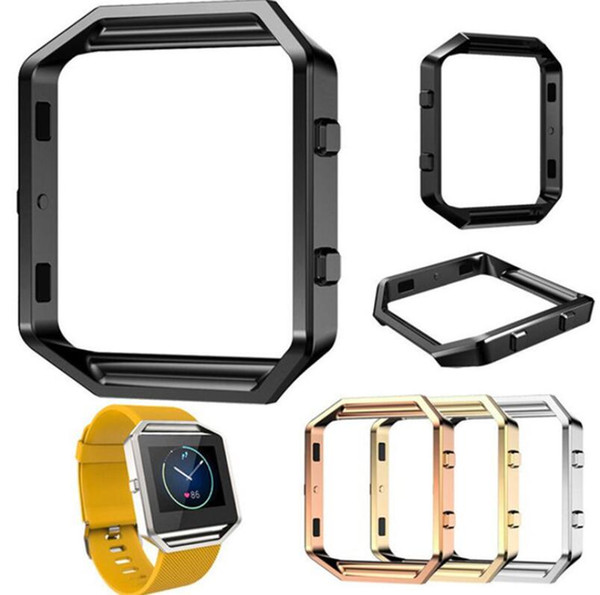 For Fitbit Blaze Accessory Watch List Box Watch case Frame Holder Case Cover Metal Band For Fitbit Blaze Smart Watch DHL Free