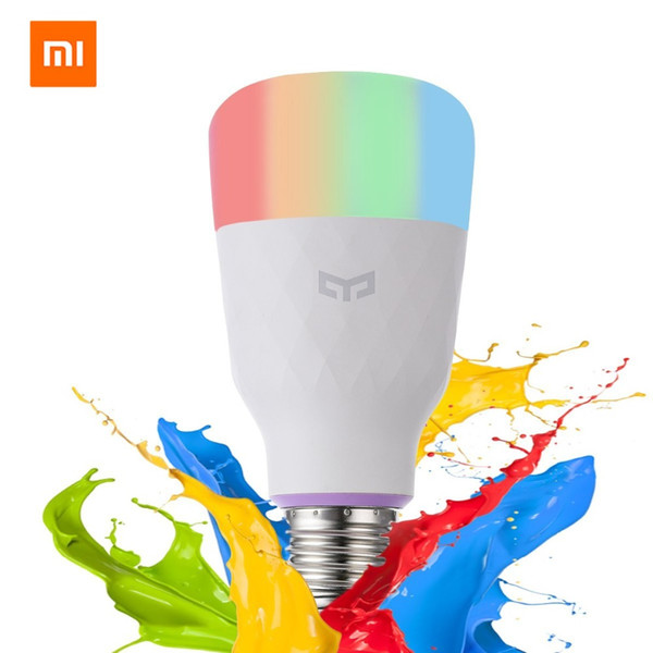 [ English Version ] Xiaomi Yeelight Smart LED Bulb Colorful 800 Lumens 10W E27 Lemon Smart Lamp For Mi Home App White/RGB Option