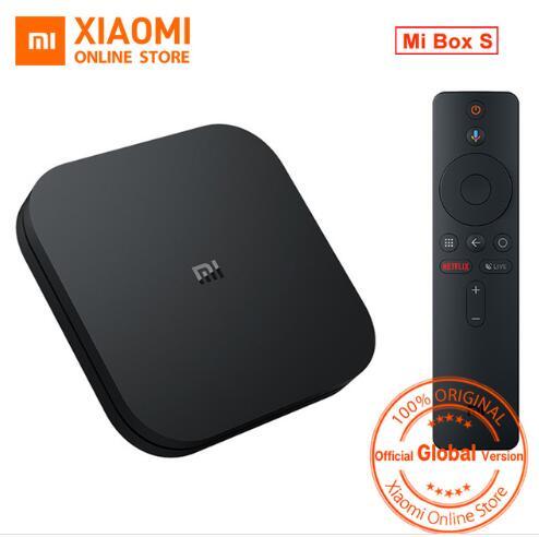 Global Version Xiaomi Mi TV BOX S Smart 4K Ultra HD 2G 8G Android 8.1 WIFI Google Cast Netflix Media Player IPTV Set top Box