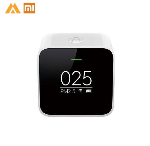 Original Xiaomi Smart Air Quality PM2.5 Monitor Detector OLED Display Accurate Laser Sensor White Health Care APP Control