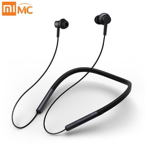 Xiaomi Bluetooth Collar Earphones Headset Sport Wireless Bluetooth Headphone In-Ear Magnetic Mic Play Dual Dynamic Headphone