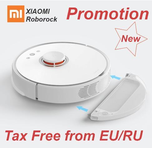 International version xiaomi roborock s50 robot vacuum cleaner 2 with Mopping and Sweeping WIFI APP Control Cleaning Robot