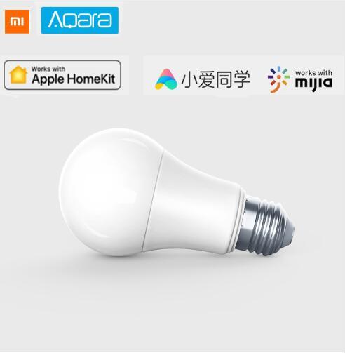 Original Xiaomi Aqara 9W E27 2700K-6500K 806lum Smart White Color LED Bulb Light Work With Home Kit And MIjia app