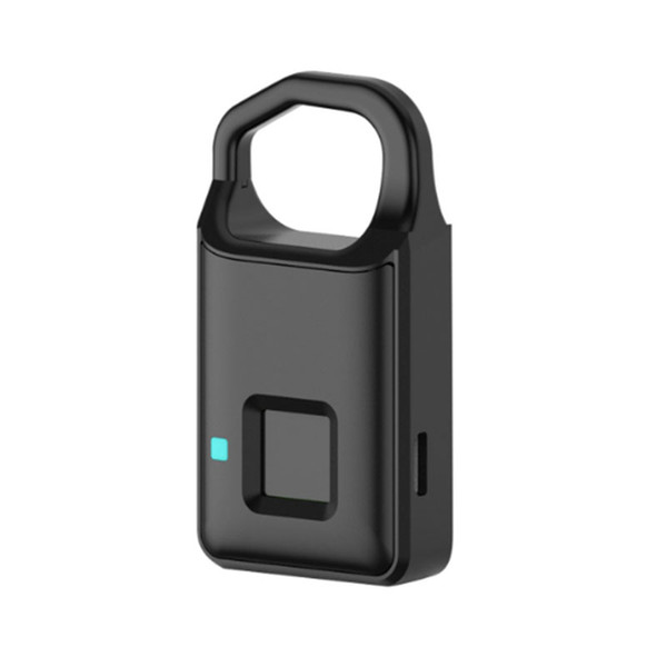 USB Rechargeable Smart Keyless Fingerprint Lock Portable Security Padlock Padlock Door Luggage Case Locks for Cabinets Backpacks etc.