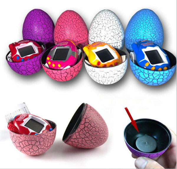 Tamagotchi Tumbler Toy Perfect For Children Birthday Gift Dinosaur Egg Virtual Pets on a Keychain Digital Pet Electronic Game DHL Free