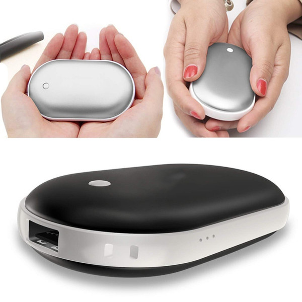 2 In 1 Cute USB Rechargeable Hand Warmer And 5000ma Power Bank 5V Mini Portable Travel Handy Long-Life Pocket Hand Warmer