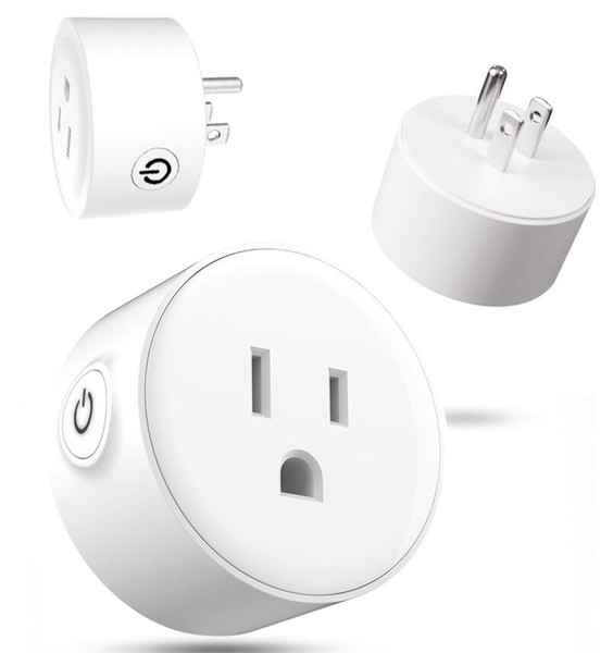 WIFI Smart Plug Mini Remote Control Intelligent Socket work with Amazon Alexa No Hub Required Home Timing Function Switch Plug (2 Pack)