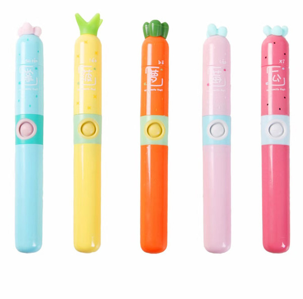 Children's electric toothbrush mini portable sonic dry battery soft hair waterproof travel toothbrush set tooth cleaning artifact