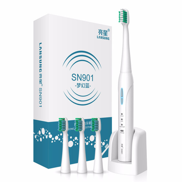 Adult Induction Rechargeable Electric Toothbrush Ultrasonic Electric Toothbrush Soft Hair Whitening Health Waterproof Toothbrush