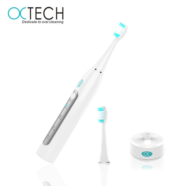 100% original OCTECH OC Waterproof IPX7 rechargeable electric toothbrush for adults with modern electric toothbrush case MX