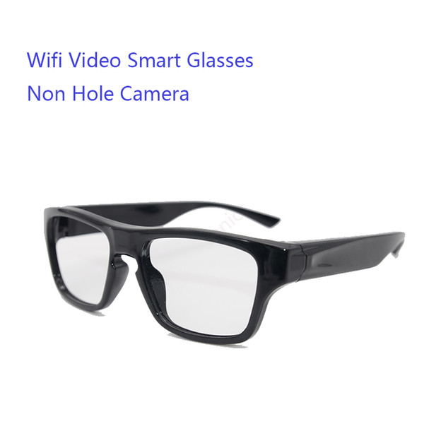 2019 New popular mini wearable smart touch 1080P remote control wifi safety video camera hd glasses with camera long time recording