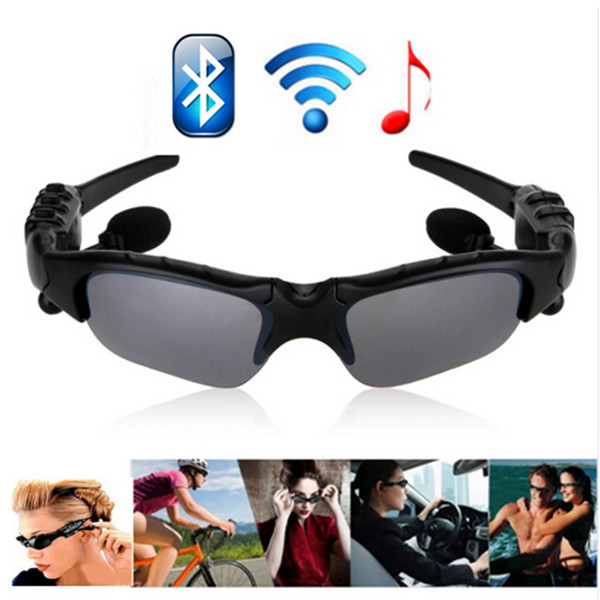 High Quality Bluetooth 4.0 Smart Glasses With Headphones Sport Headphone Polarized Driving Sunglasses Eyes For iPhone 6 5 7 Xiaomi samsung