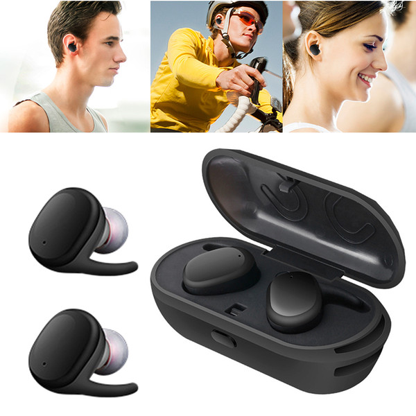 Professional Waterproof Touch True Sport Wireless Earbuds TWS Mini Bluetooth Earphone Earpiece with Power Storage Organizer Box