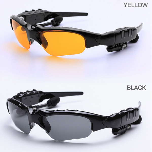 Hot Item Most Popular Wireless Sunglasses Black Bluetooth Headset Sport Driving Handsfree Phone For Iphone Samsung LG HTC