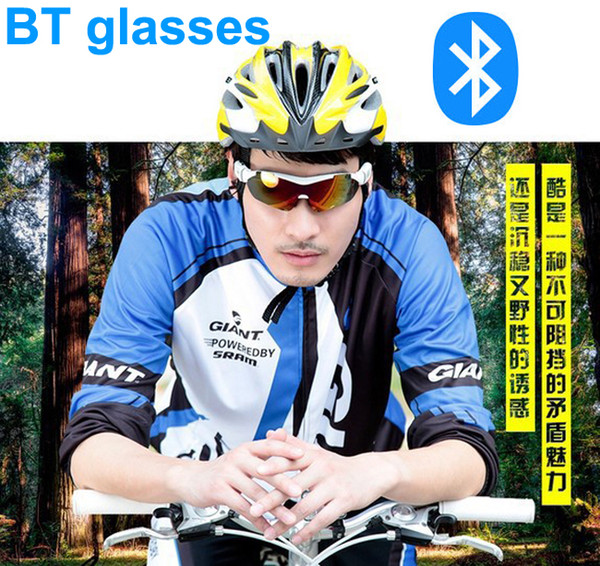 Sunglasses Bluetooth Headset Fashion Smart Glasses Black Sunglass Sun Glass Sports Headset MP3 Player + Bluetooth Phone Bluetooth Eye