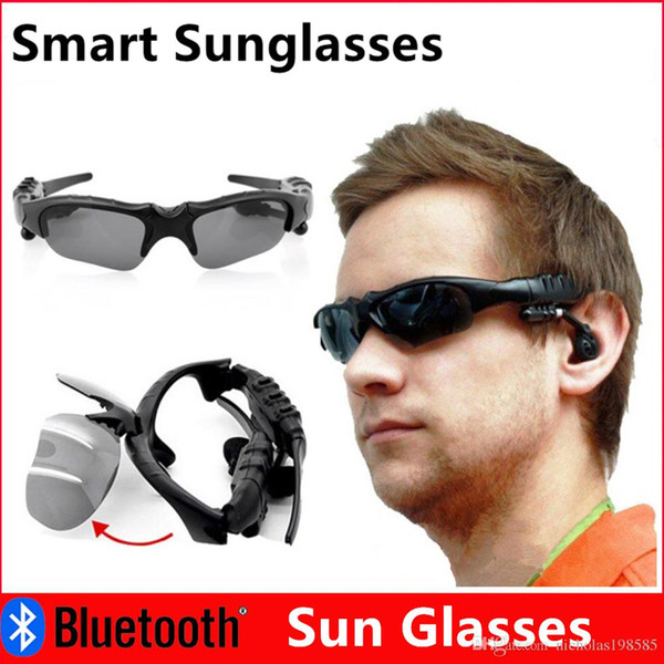 Smart Sun Glasses Wireless Bluetooth Glasses Sunglasses With Headset Headphone Hand-free Phone Answering Music Function For Smart Phones