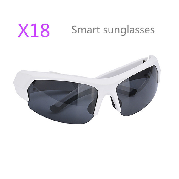 X18 Wireless Bluetooth SunGlasses Bluetooth Smart Glasses Outdoor Sun Glasses Wireless Earphones Earbuds Music Free DHL Shipping