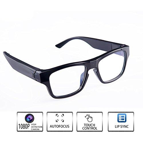 WIFI Video Eyewear Camera Smart Glasses HD 1080P Touch it -Free Your Hands - Outdoor/Training/Teaching/Kids/Pets - Live Show (Android/IOS)