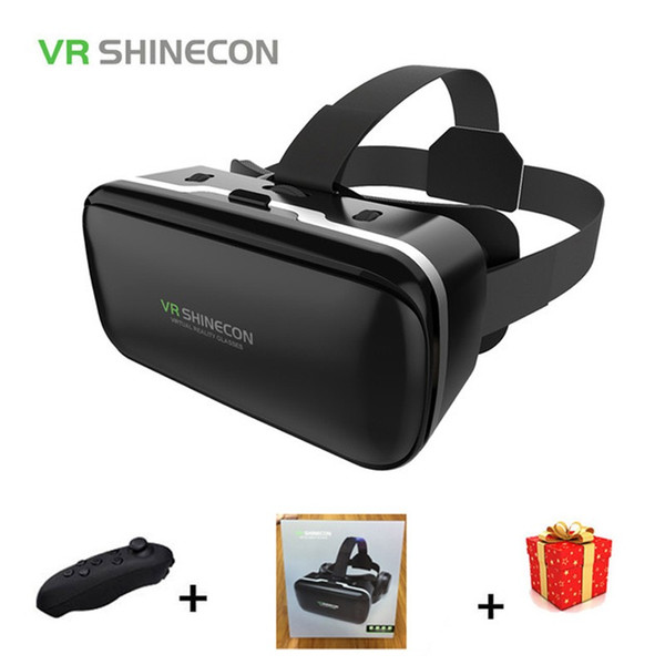 VR Shinecon 6.0 Casque Virtual Reality Glasses 3 D 3d Goggles Headset Helmet For Smartphone Smart Phone Google Cardboard Len