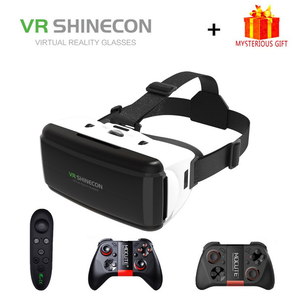 VR Shinecon G06 Virtual Reality Glasses 3D For Smart Phone Smartphone Headset Gerceklik Helmet Goggles Google Cardboard Casque