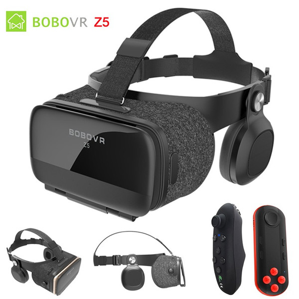 BOBOVR Z5 120 FOV VR Virtual Reality Glasses Remote 3D Android Cardboard VR 3D Headset Stereo Helmet Box for Smartphones 4.7-6.2