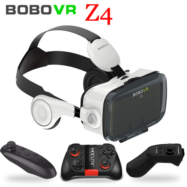 Original Bobovr Z4 Leather Virtual Reality Glasses Headset 3d Cardboard Helmet Stereo Box Bobo Vr For 4-6' Smart Phone J190515