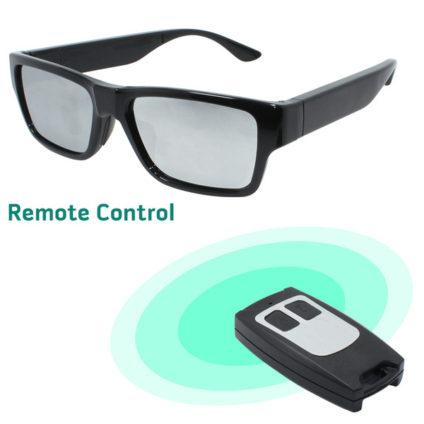 HD 1080P Fashion Eyewear Smart Glasses Camera Sunglasses No Buttons Mini DVR Digital Video Recorder Camera Touch Control and Remote Control