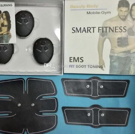 2019 Electric EMS Muscle Stimulator abs Abdominal Toner Body Fitness Shaping Massage Patch Fast Silimming Trainer Exerciser For man woman