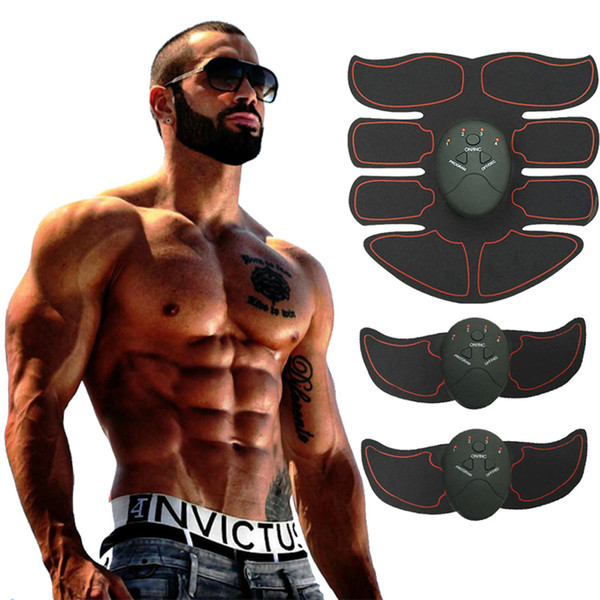 Muscle Stimulator Body Slimming Shaper Machine Abdominal Muscle Exerciser Training Fat Burning Body Building Fitness Massager